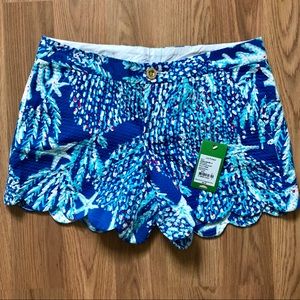 Lilly Pulitzer Buttercup Scalloped Shorts